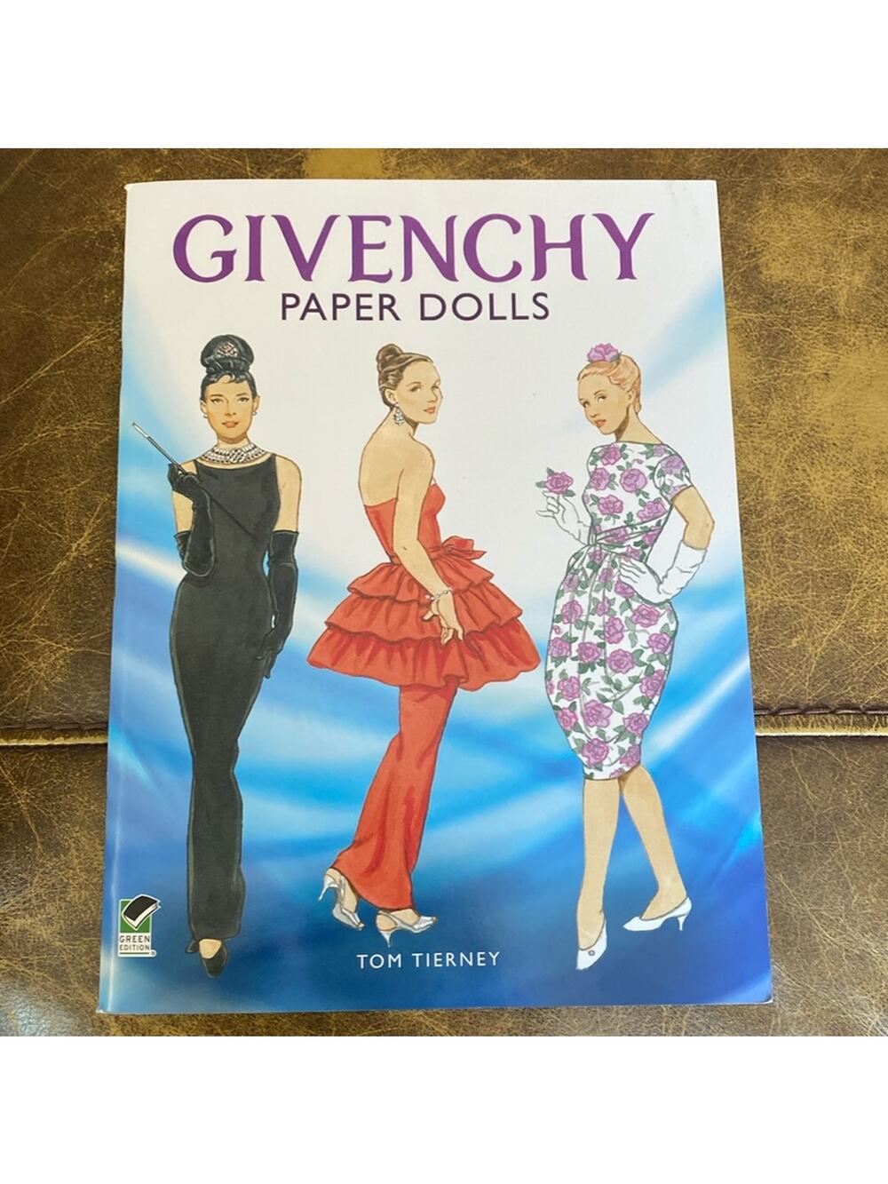 Vintage Givenchy Paper Dolls book by Tom Tierney